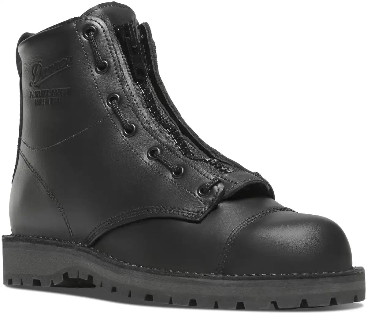 Men's Danner Moto GTX Full Black Zip - Image 2