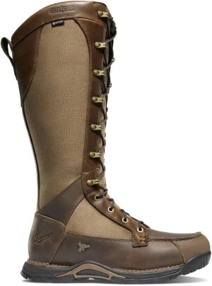 Sharptail Snake Boot Side-Zip 17 Brown