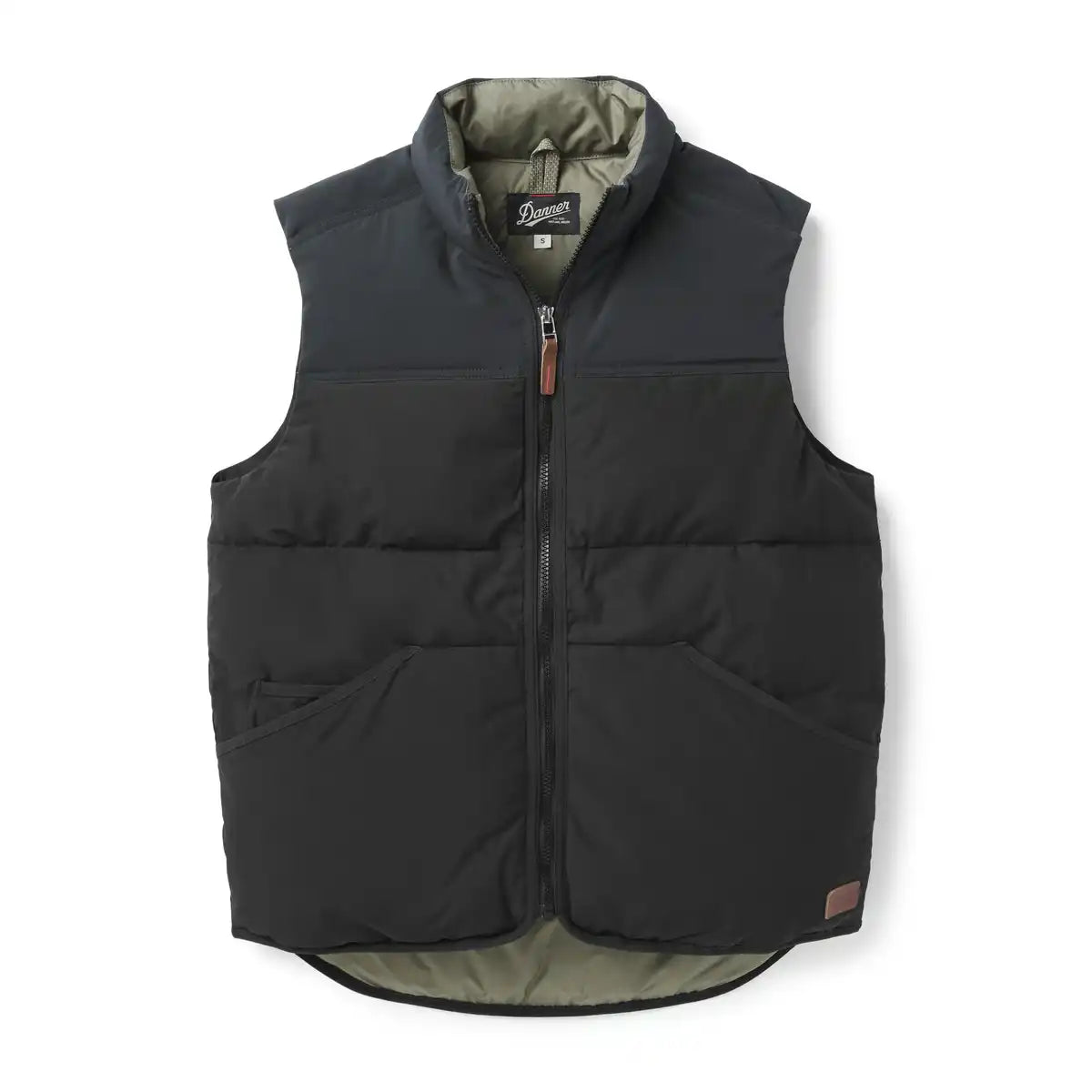 Zigzag Down Vest Black - Image 7
