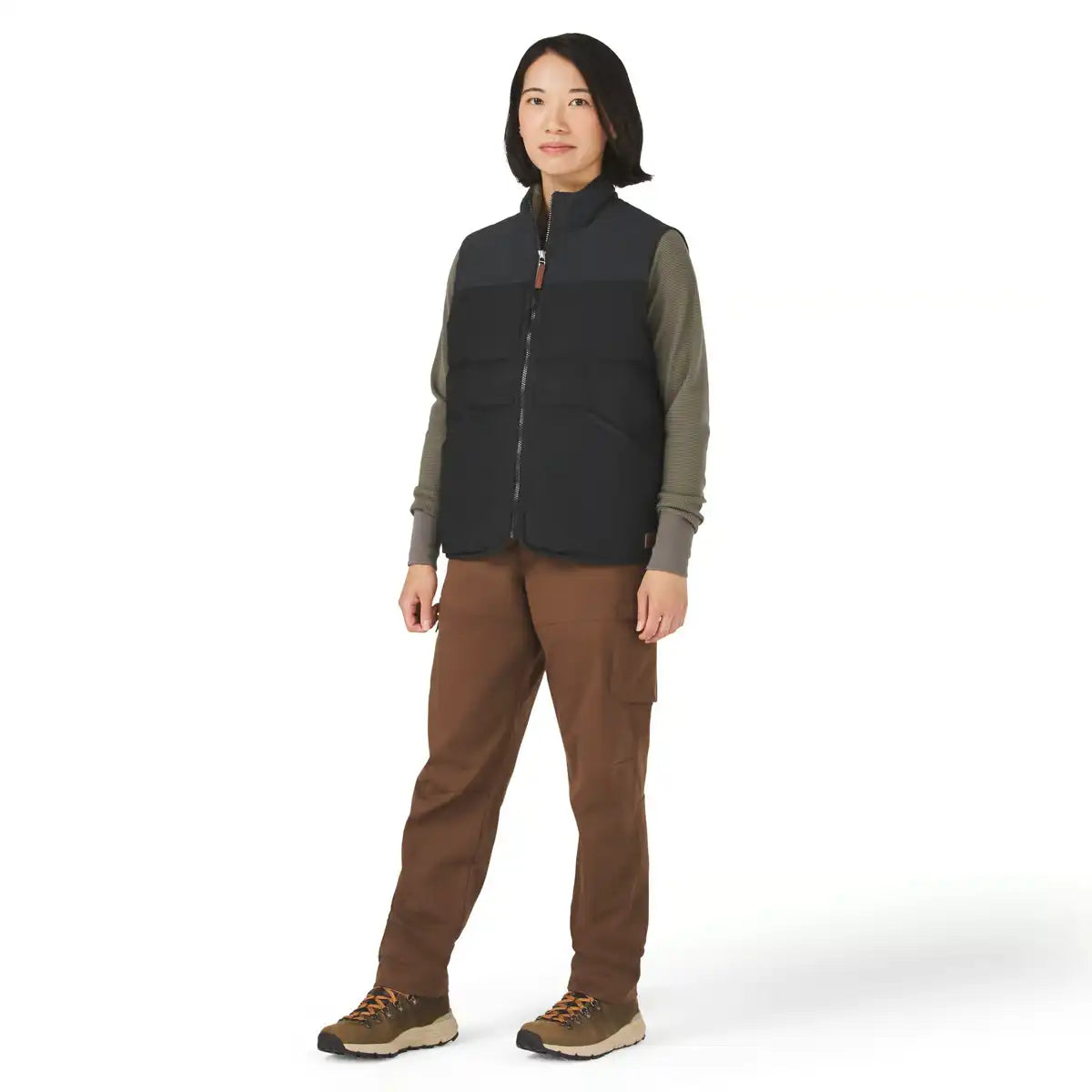Zigzag Down Vest Black - Image 6