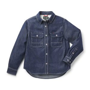 Women's Larch Mt Denim Shirt Dark Wash Indigo