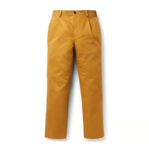 Men's Pleated Forager Pants Golden Brown