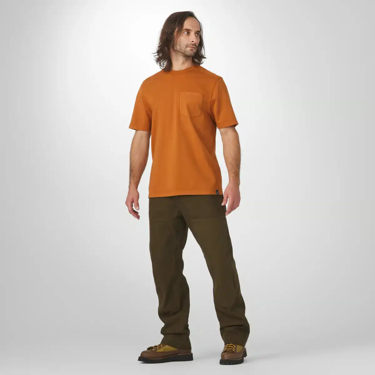 Danner 10.5oz Heavy Weight Pocket Tee Glazed Ginger - Image 3