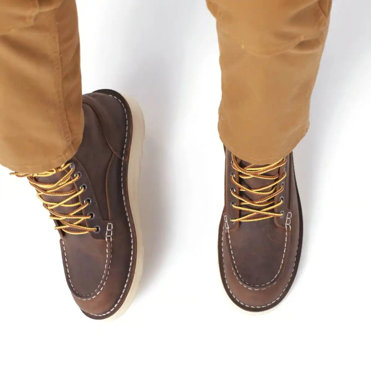 Women's Bull Run Moc Toe 6 Brown ST - Image 11