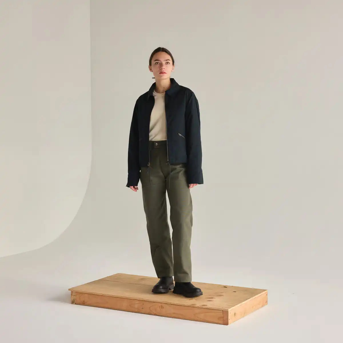Women's Hawthorne Double Knee Pants Duck Canvas Olive - Image 7