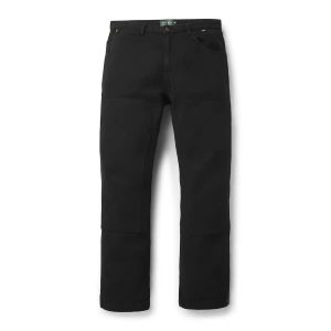 Men's Kenton Double Knee Pants Herringbone Black