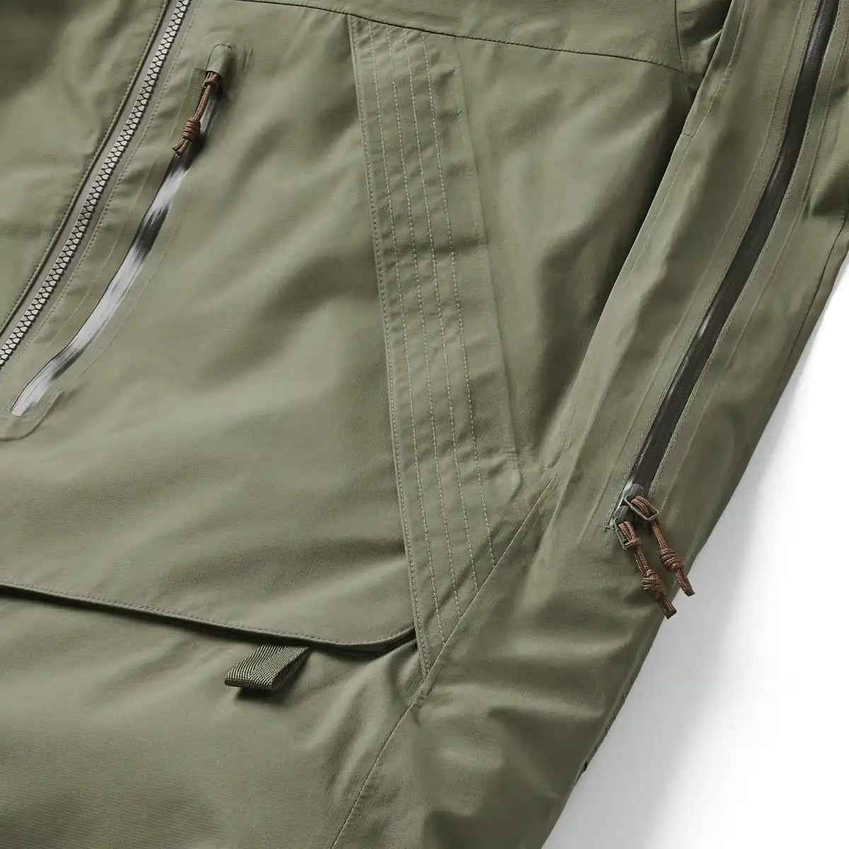 Cascade Crest Packable 3L GTX Jacket Dusty Olive - M - Image 7
